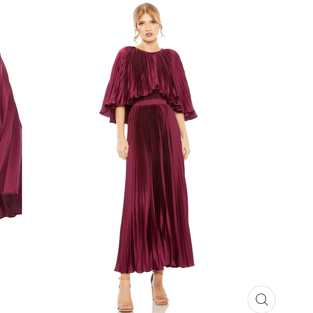 MAC Duggal pleated Caplet Dress size 20